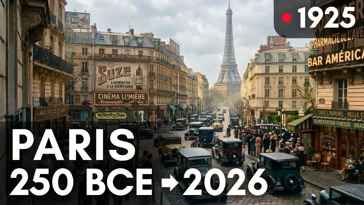 Evolution of Paris | 2200 Years in 15 Minutes