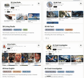 Niche Hunter Database scrolling through your TOP 100 niches
